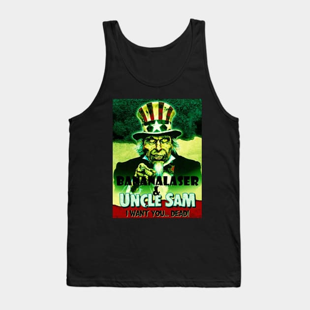 Bananalaser #3 Uncle Sam Tank Top by Horrorphilia